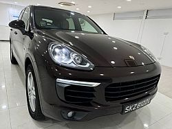 Porsche Cayenne Diesel E2-II TIP E6 Brown Rear Entertainment 2016